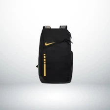 Nike Elite Pro HOOPS Basketball Backpack 32L, Black/Gold   Fast Shipping!