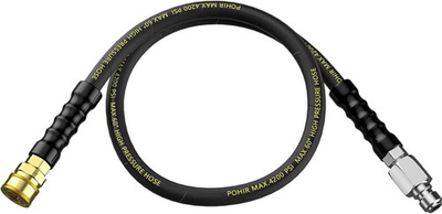 #ad Pressure Washer Hose 5 FT Whip Hose with 3 8 Inch Quick Connect Adapter Set $31.40