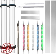 14 PC Polymer Clay Tools, Acrylic Roller, Mini Cutters, Sculpting Kit