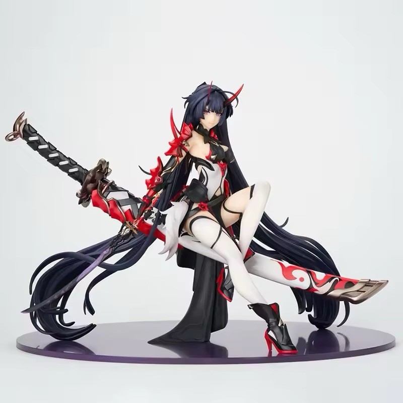 Statue Honkai Impact 3ème Raiden Mei Herrscher of Thunder Anime Jeu Video 20 cm