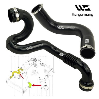 2x Turboschlauch Ladeluftschlauch für RENAULT Espace IV 2.0 dCi 8201070057