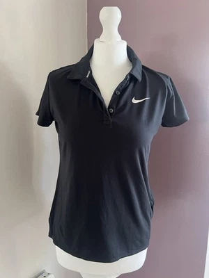 Black Woman’s Nike Dri Fit Tennis Top Size Medium - Image 1 of 4
