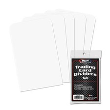 New 10 ct BCW Standard Trading Card Dividers for Storage Boxes