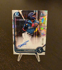 2022 1st Bowman Chrome Autograph Luis Chevalier 51/100