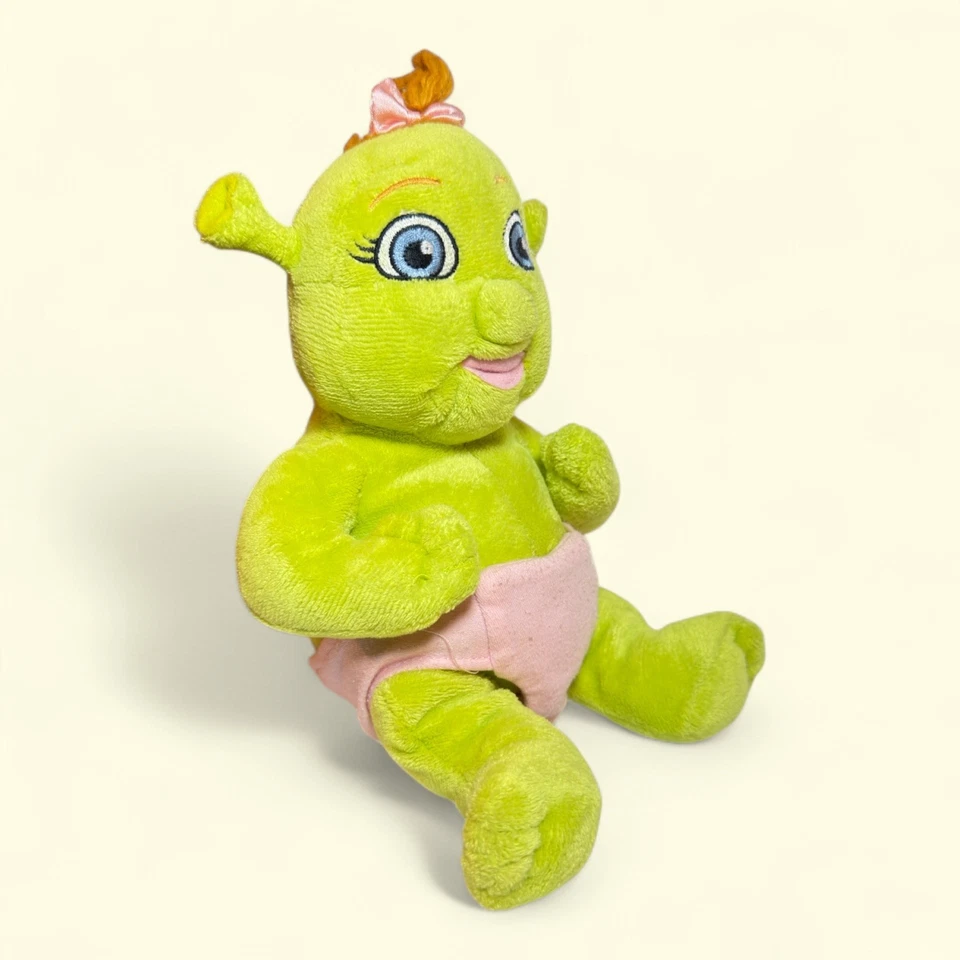 Build a Bear Workshop Shrek the Third Baby Girl Oger Felicia Pink Plush 11 inch - Image 2 of 4