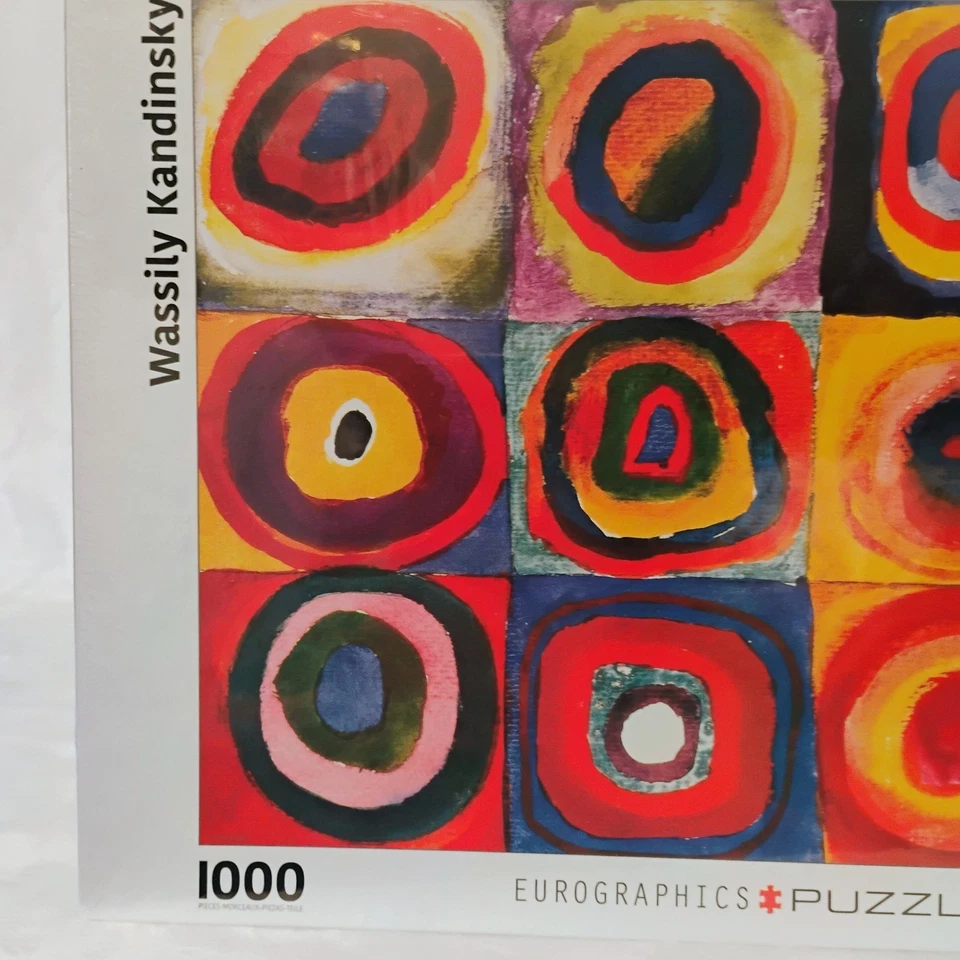 Wassily Kandinsky Colour Study of Squares 1000 Pc Puzzle Fine Art NEW Sealed - Image 3 of 4