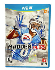 Madden NFL 13 Nintendo Wii U 2012 EA Sports Complete with Manual Tested