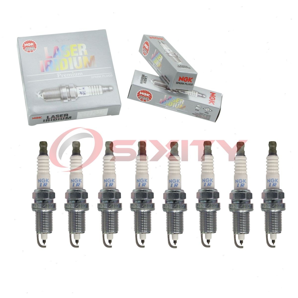 8 pc NGK 4214 IZFR7M Laser Iridium Spark Plugs for XP5405 8M0007190 Ignition da