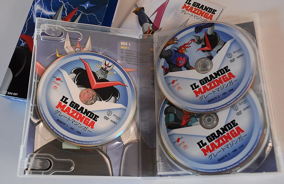IL GRANDE MAZINGA cofanetto dvd serie classica BOX 1 Yamato z Go Nagai Mazinger - Immagine 4 di 4