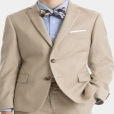 Lauren Ralph Lauren Big Boys Wool Classic Fit Suit Jacket - Tan Size 20R