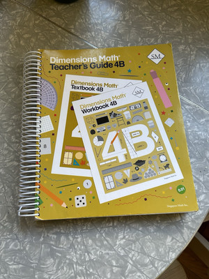 Dimensions Math Teacher's Guide 4B  (Spiral)