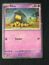 Pokémon Abra - Kadabra Cosmos Holo 151  Promo Swirls Swirls Swirls