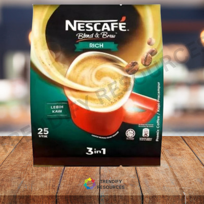 NESCAFE 3 in 1 RICH Blend & Brew Instant Coffee
