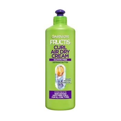 Garnier Fructis Curl Nourish Air Dry Cream Leave-In Conditioner 16.9 Oz
