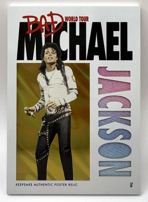 2025 Keepsake Bad World Tour Michael Jackson Authentic Poster
