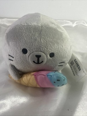 Samezu Yummy Seal Nom-nom Plush & Ice Cream 4  × 5  NEW