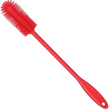 Silicone Bottle Brush Long Handle Water Bottle Cleaner Brush for Narrow Neck
