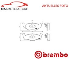 SATZ BREMSBELÄGE BREMSKLÖTZE BREMBO P 85 025 P FÜR SKODA FABIA I,FABIA II