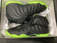 Nike Little Posite One GS Black Volt Sneakers Size 5Y /Womens 6.5 HF0977-001