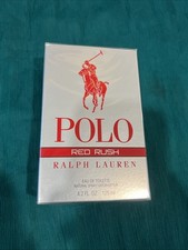 Ralph Lauren Polo Red Rush Men Eau De Toilette Spray 4.2 Oz / 125 ml New Sealed