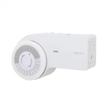 24 Hour Heavy Duty Indoor Plug-In Grounded Outlet Mechanical Timer