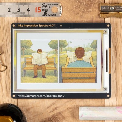 Pimoroni Inky Impression 7.3''  ePaper displays by Pimoroni