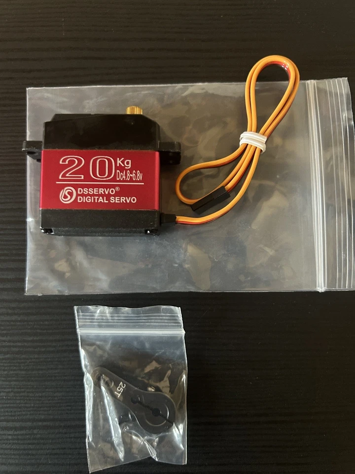 DS3218 20KG Servo High Torque Metal Gear für 1/8 1/10 1/12 RC Car Crawler Buggy - Bild 2 von 3