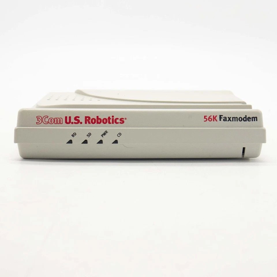 56k Modem 3com 245630-01 Parallel U.S Robotics Faxmodem Vintage Working_ - Image 2 of 4
