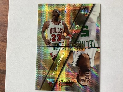 Michael Jordan 1997 Bowman's Best Mirror Image Atomic Refractor HOF
