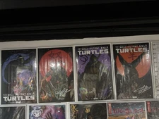 TMNT 1 NYCC Aaron Bartling Set ! All Signed And 2 Remarked