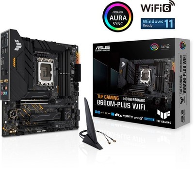 ASUS TUF Gaming B660M-Plus WIFI Intel Sockel 1700 Mainboard Intel B660 USB-C M.2