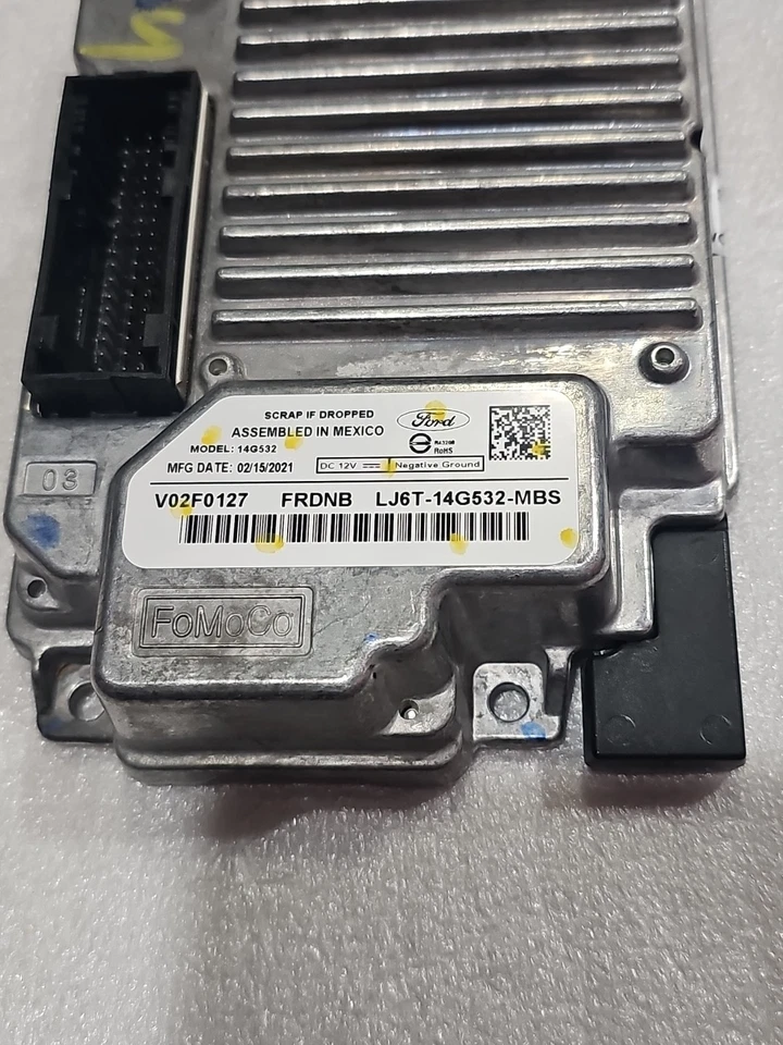 2021 FORD BRONCO SYNC COMMUNICATION CONTROL MODULE LJ6T-14G532-MBS - Image 4 of 4
