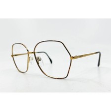 Silhouette M 6107 V 6050 Vintage Hexagon Gold Tortoise Eyeglass Frames Austria