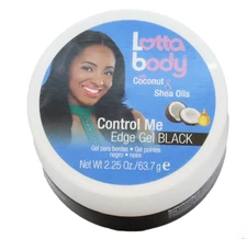Lottabody Coco & Shea Control Me Edge Gel Black 2.25 Oz.