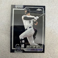 2026 Topps Chrome Sapphire - Brenton Doyle - Black Refractor 10/10 - Rockies