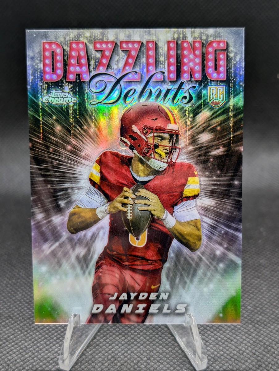2024 Topps Chrome Football Jayden Daniels Dazzling Debuts SP RC | eBay