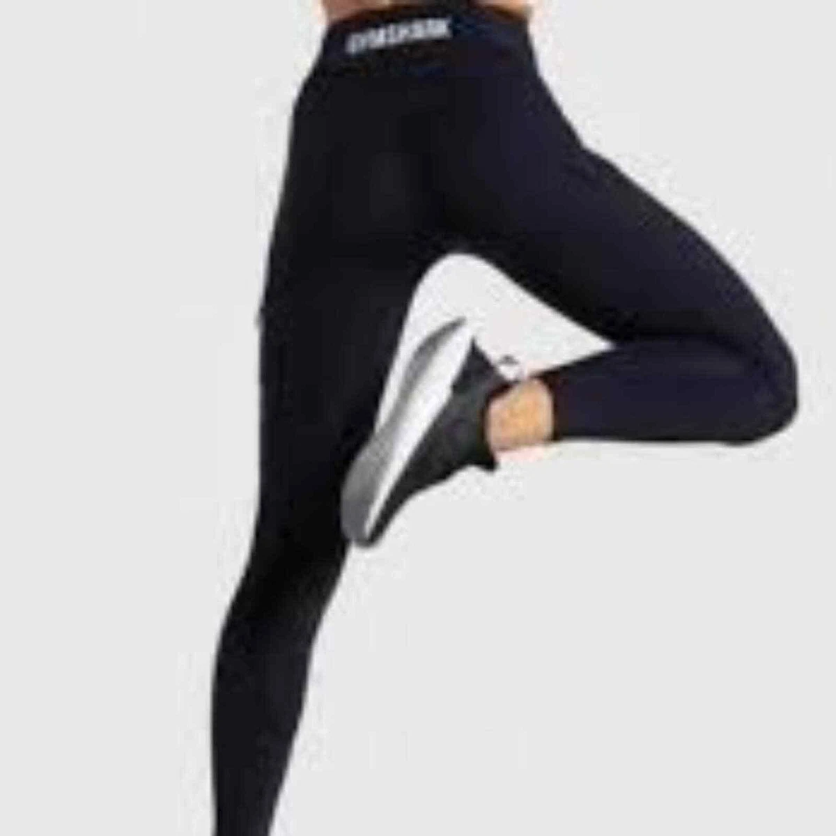 GYMSHARK Black Non Stop Leggings with 4 Pockets S