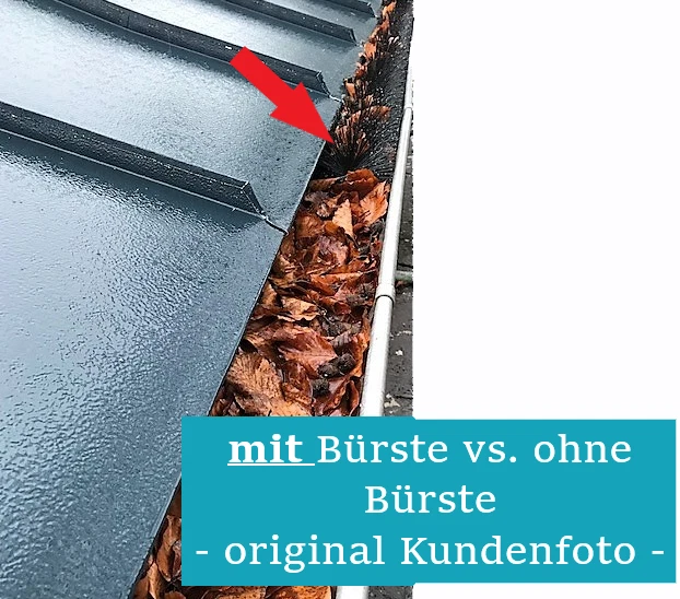 20 metre gutter brush Ø 15 cm gutter protection marten leaf protection gutter caterpillar - Image 4 of 4