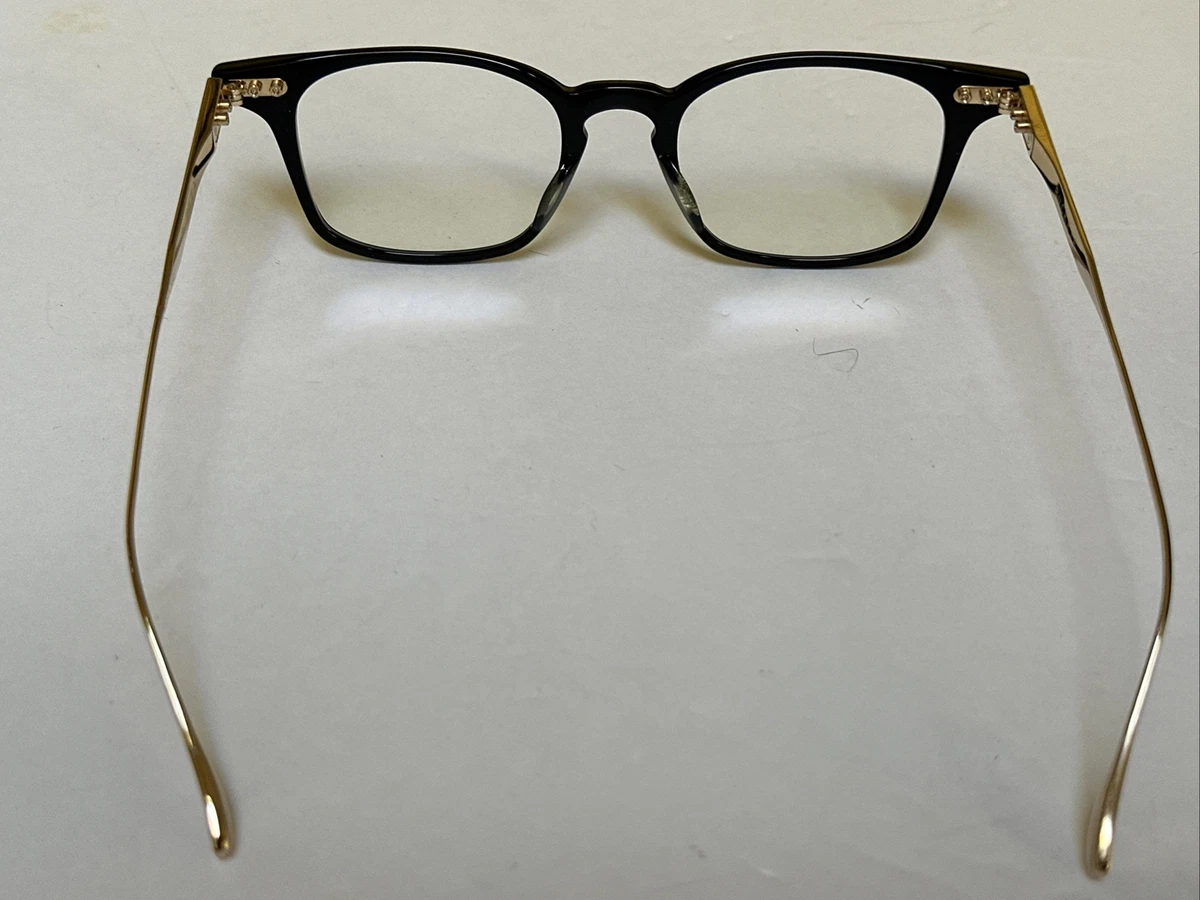 NEW DITA BUCKEYE DRX-2072-D-BLK-GLD EYEGLASSES BLACK /GOLD FRAME 49-20-148 RX