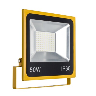 Red Arrow 50W SMD LED Baustellenfluter gelb 6500K - FLSMD50Y-1