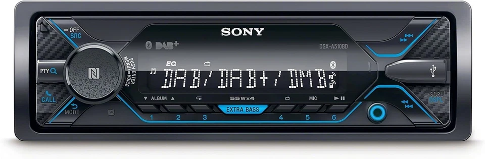 Sony AUTORADIO 4 x 55 Watt + Bluethoot +  ANTENNA DAB - Immagine 2 di 4