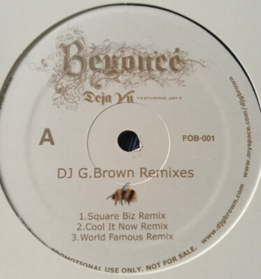 DJ G. Brown - Deja Vu (DJ G.Brown Remixes) / VG+ / 12'''', Promo