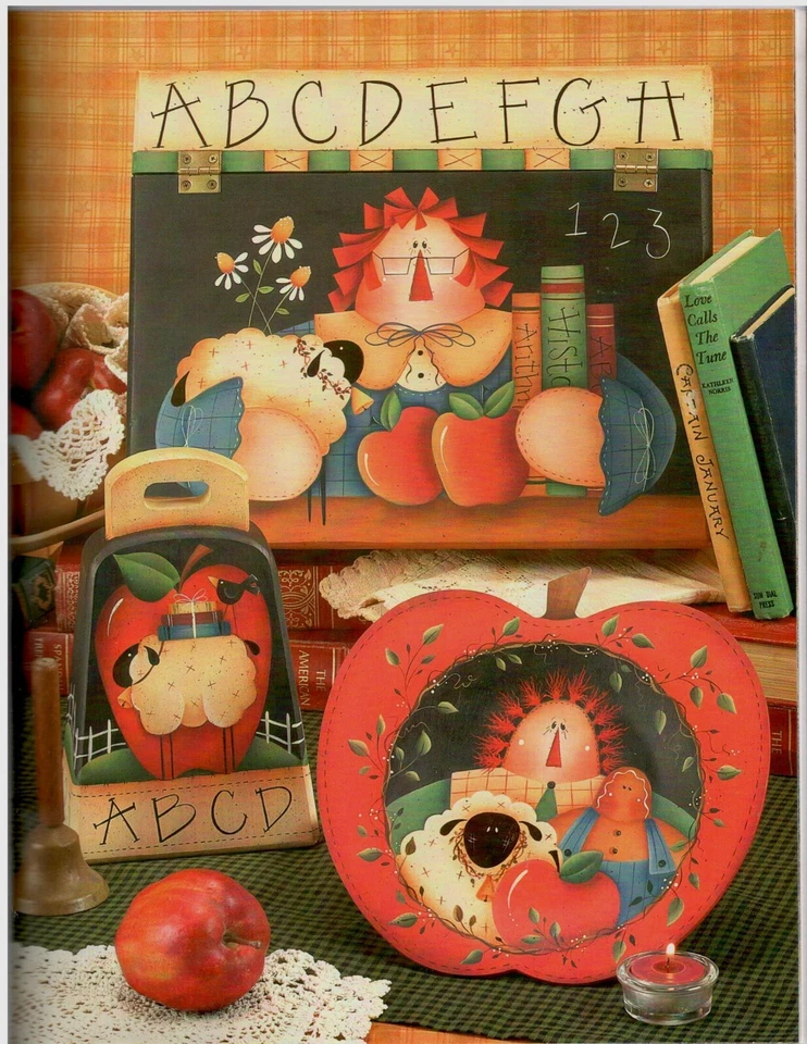 Plum Purdy Warm 'N Wooly Friends Renee Mullins Decorative Painting Pattern Book - Image 3 of 4