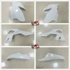 Unpainted White Left & Right Side Fairing Panel For Kawasaki Ninja 400 2018-2023