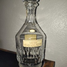 Vintage Hennessy Baccarat crystal with stoppe...