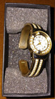 GRUEN WOMEN'S QUARTZ GOLD TONE WRISTWATCH GR2150L JEWELED DIAL SMALL WRIST — photo 8