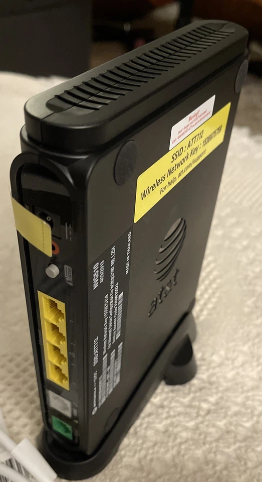 New! Motorola NVG510 WiFi 4-Port DSL Modem Wireless Router - Image 4 of 4