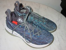 2018 Nike Lebron 15 "Signal Blue" Thunder Grey Low Basketball Shoes Size 8.5
