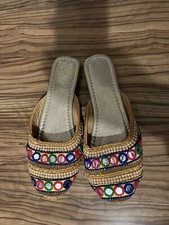 bollywood schuhe indische jutti juttia indien india shoes flache ballerinas