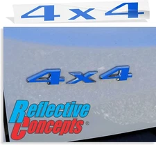 4X4 Liftgate Badge Overlay Decal for 2015-2023 Jeep Renegade